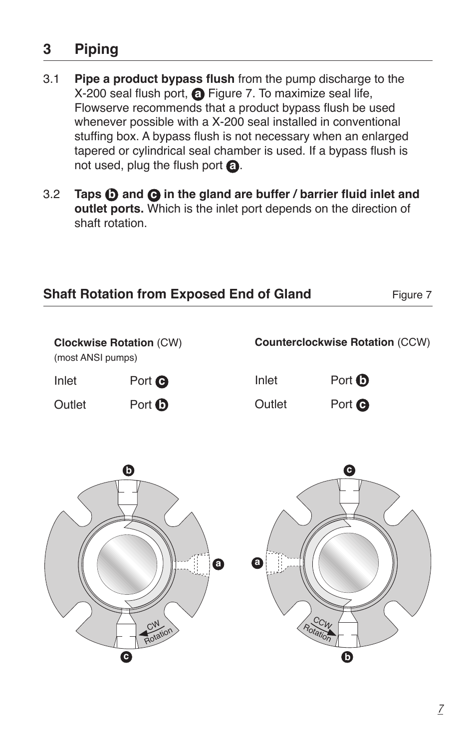 3 piping | Flowserve X-200 User Manual | Page 7 / 12