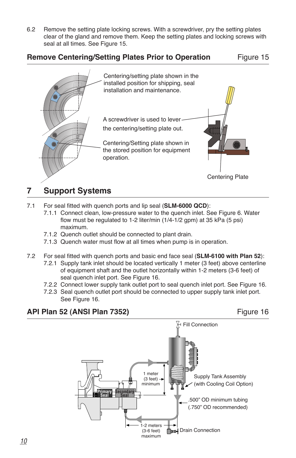 7 support systems | Flowserve SLM-6000 User Manual | Page 10 / 12