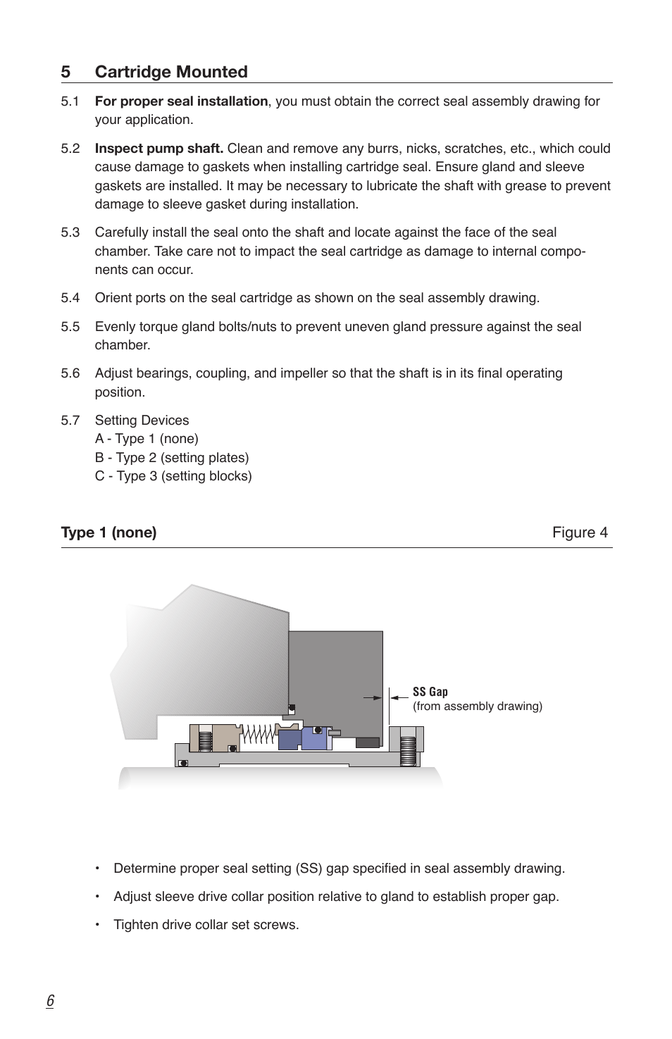 5 cartridge mounted | Flowserve X Series BW Seals User Manual | Page 6 / 8