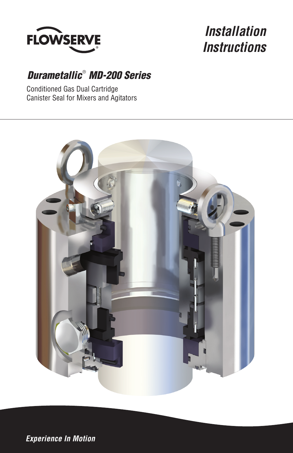 Flowserve MD-200 Series Durametallic User Manual | 8 pages