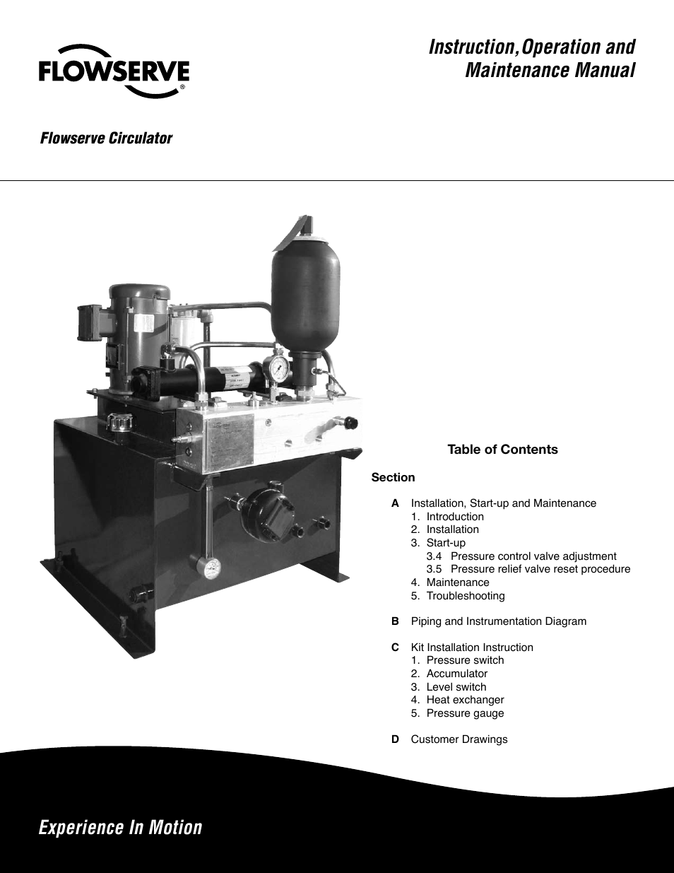 Flowserve Circulator User Manual | 12 pages