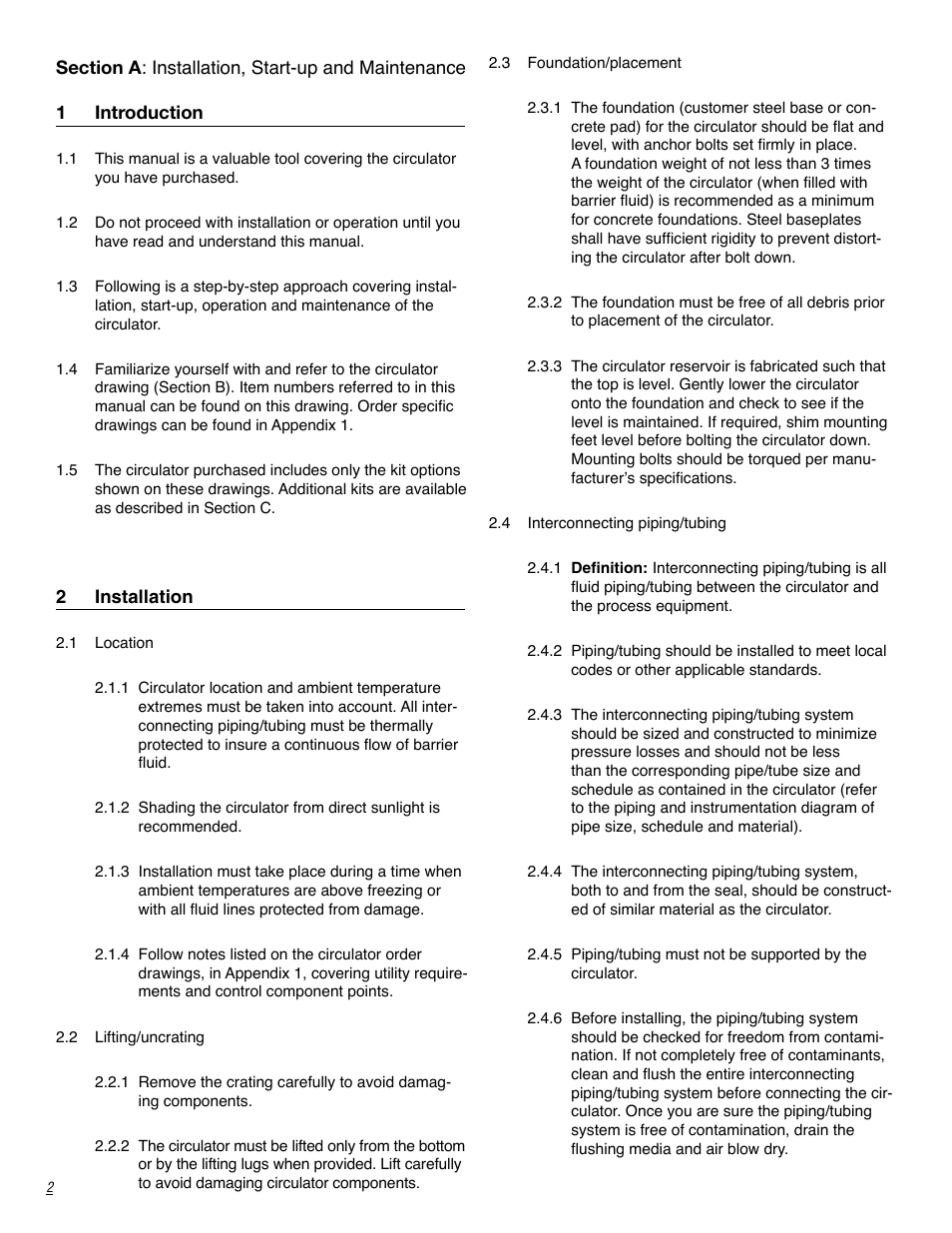Flowserve Circulator User Manual | Page 2 / 12