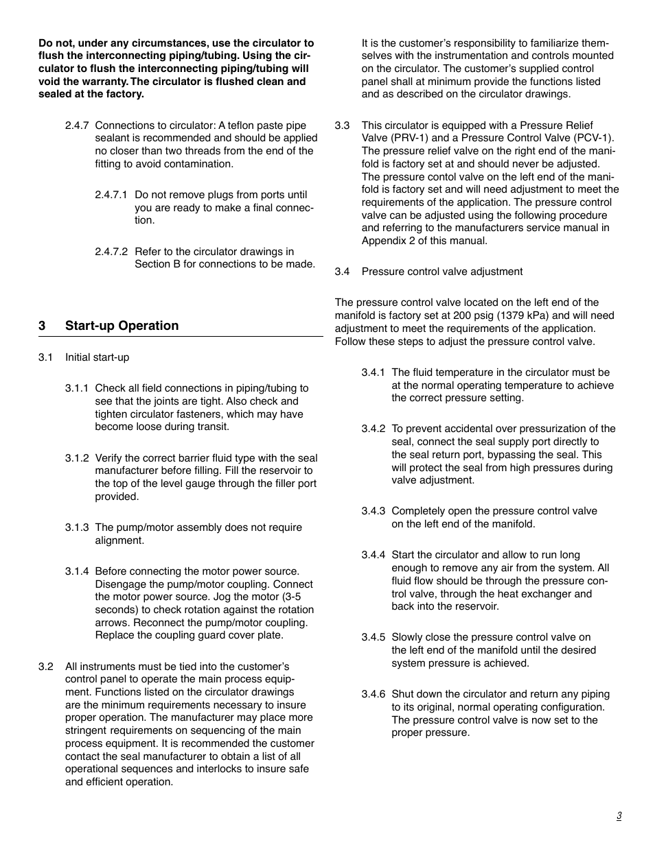 Flowserve Circulator User Manual | Page 3 / 12