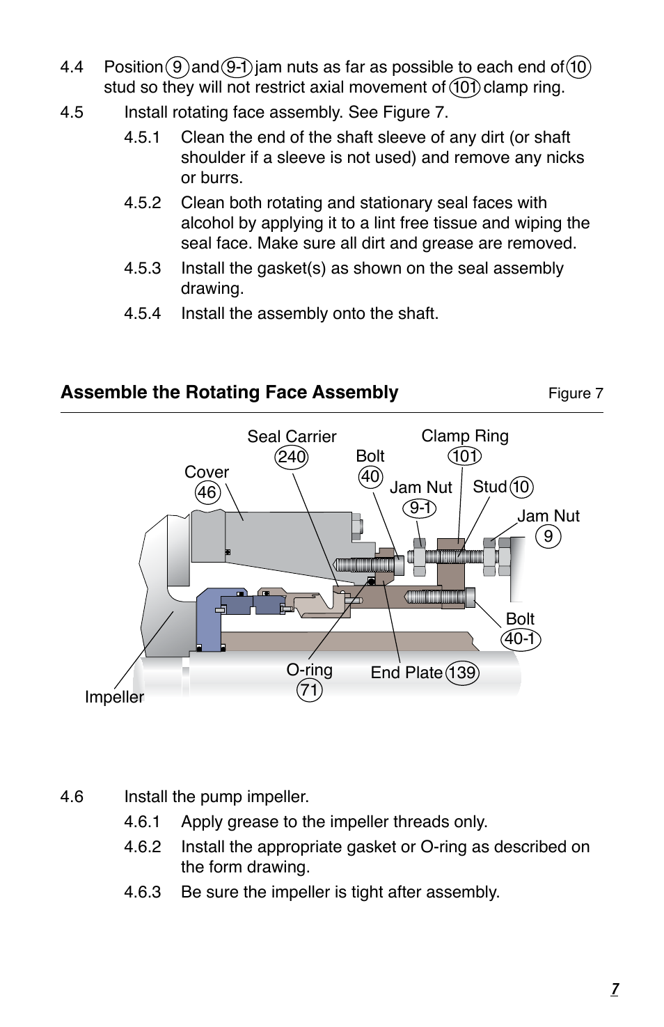 Flowserve RIS Seal User Manual | Page 7 / 12