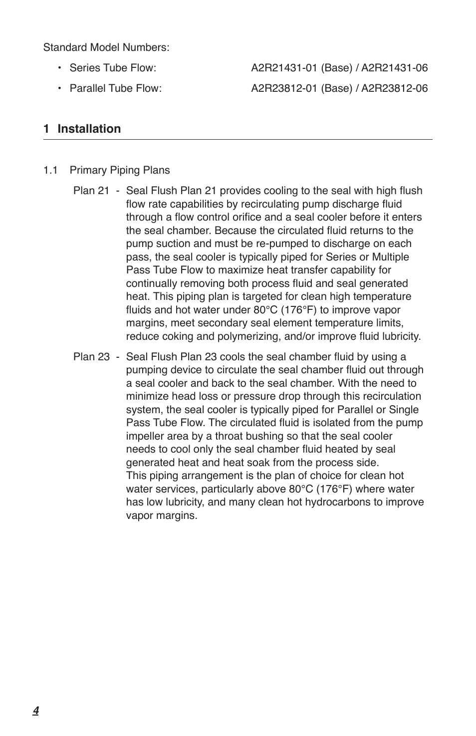 Flowserve 682 Seal Cooler User Manual | Page 4 / 8