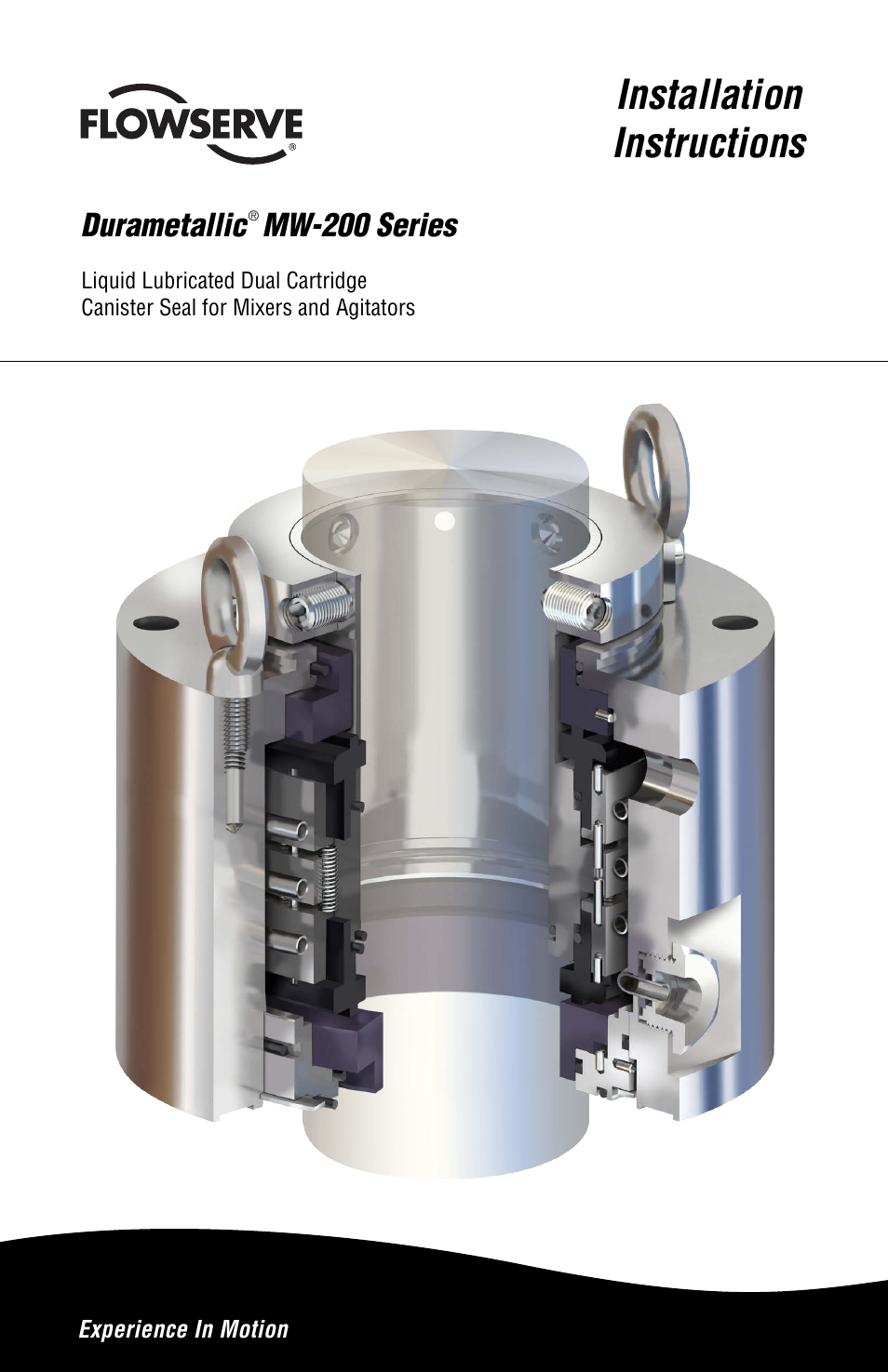 Flowserve MW-200 Series User Manual | 8 pages