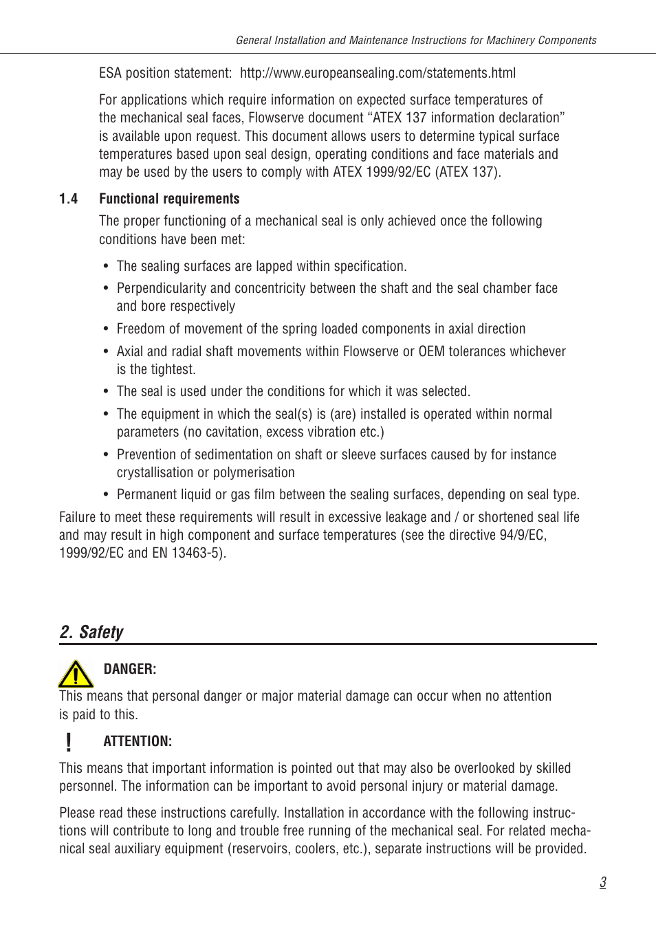 Flowserve Machinery Components User Manual | Page 3 / 16