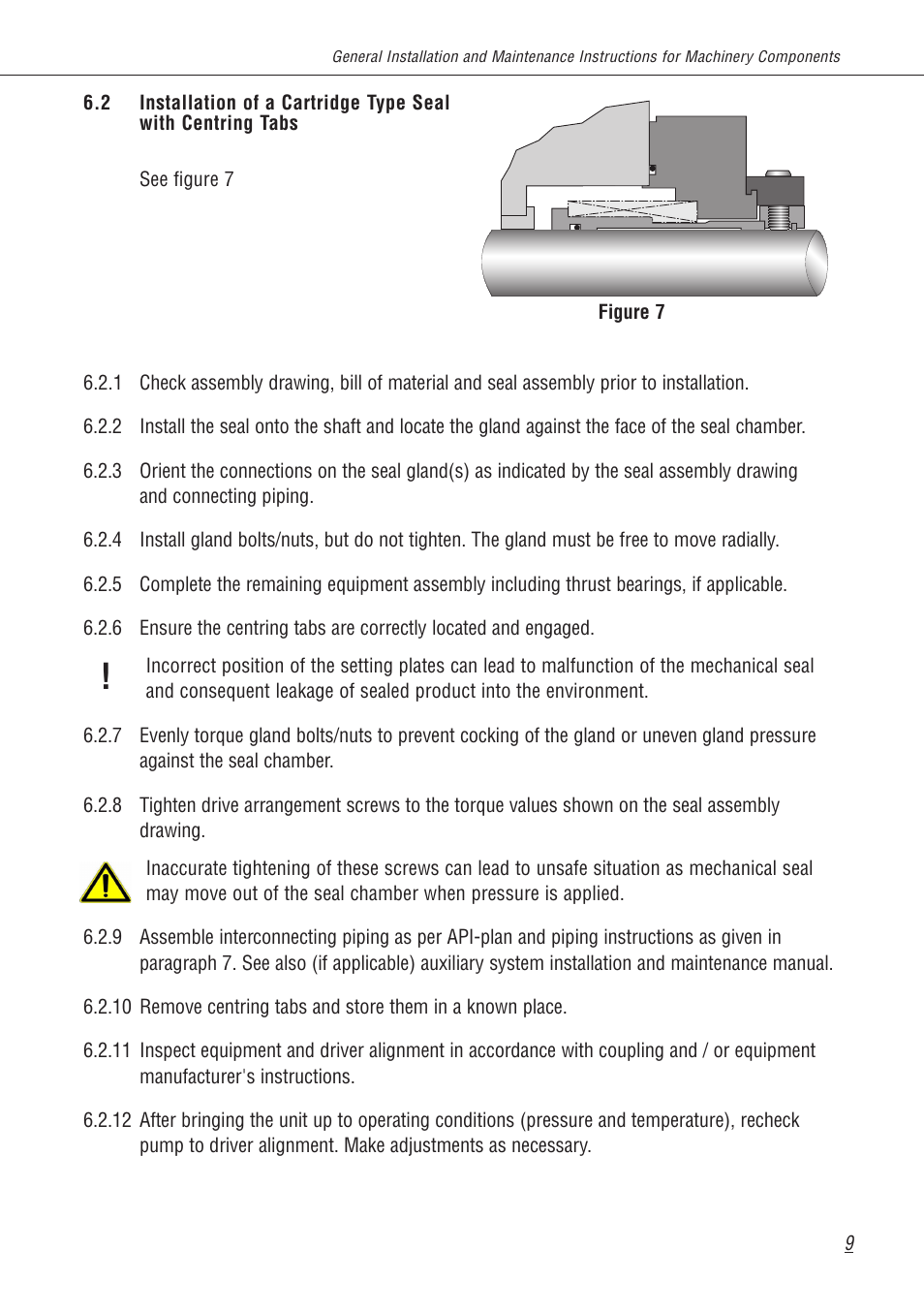 Flowserve Machinery Components User Manual | Page 9 / 16