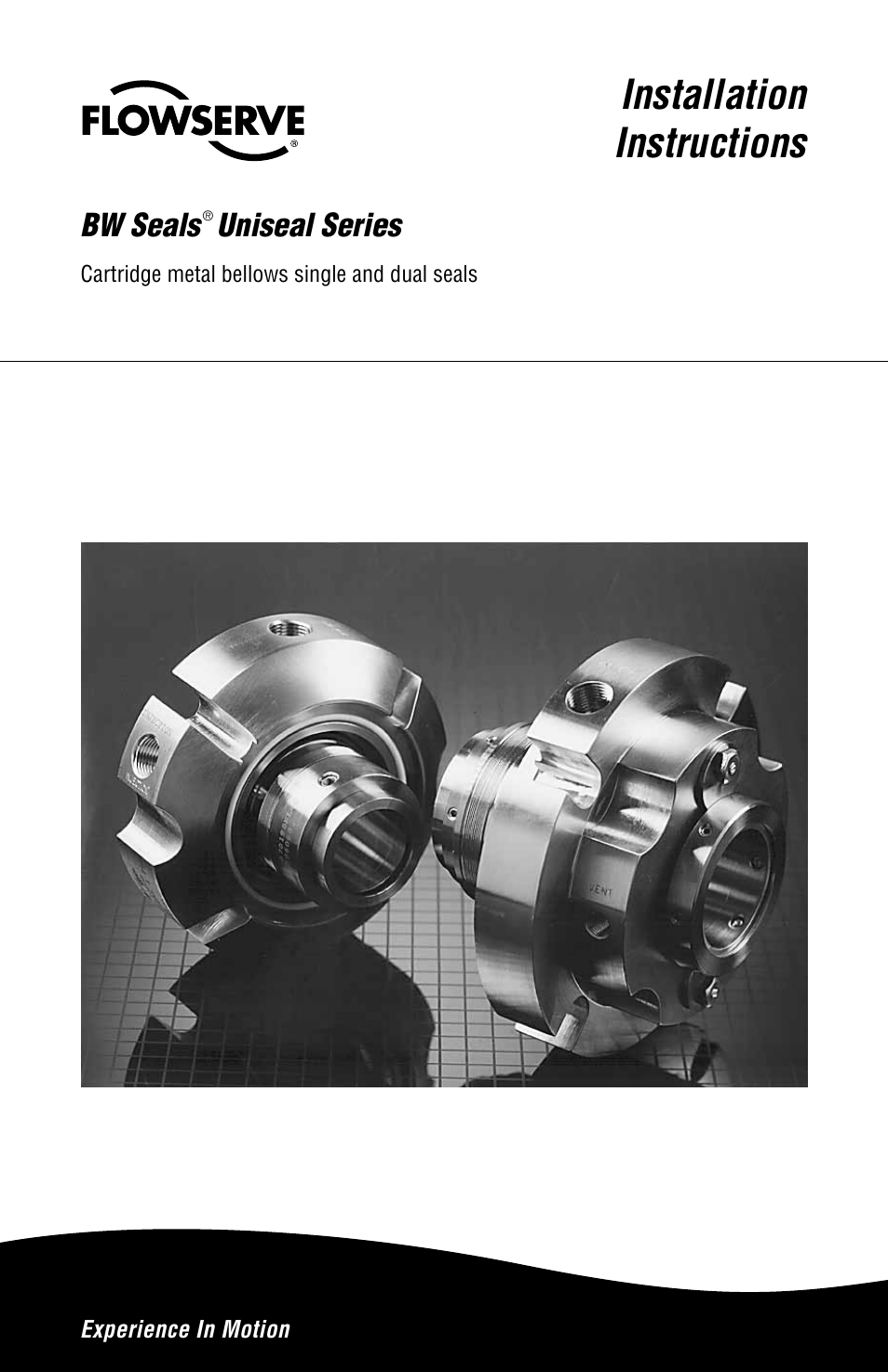 Flowserve Uniseal Series BW Seals User Manual | 8 pages