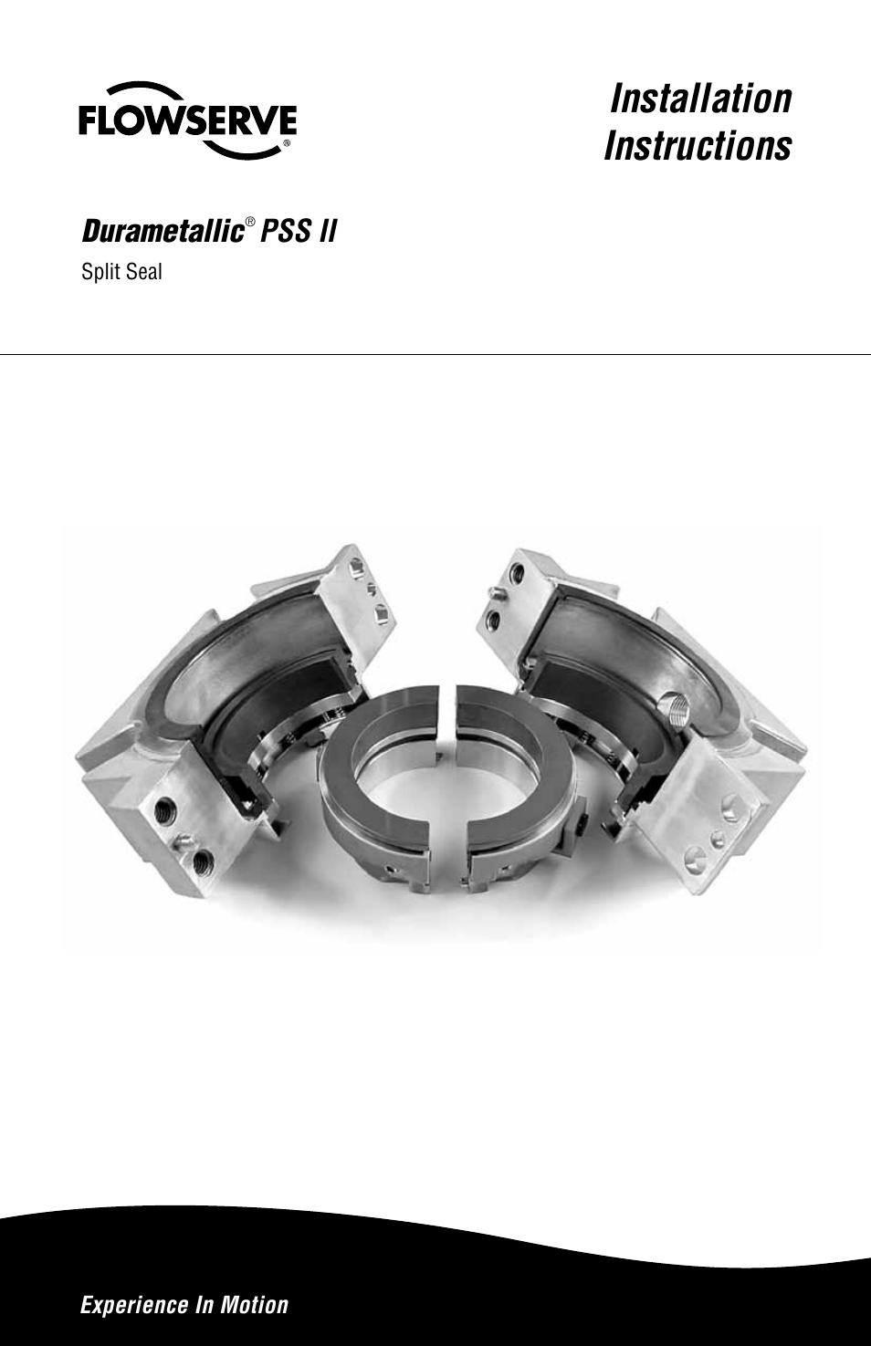 Flowserve PSS II Durametallic User Manual | 8 pages