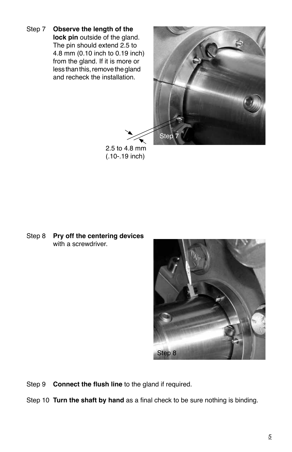 Flowserve PSS II Durametallic User Manual | Page 5 / 8