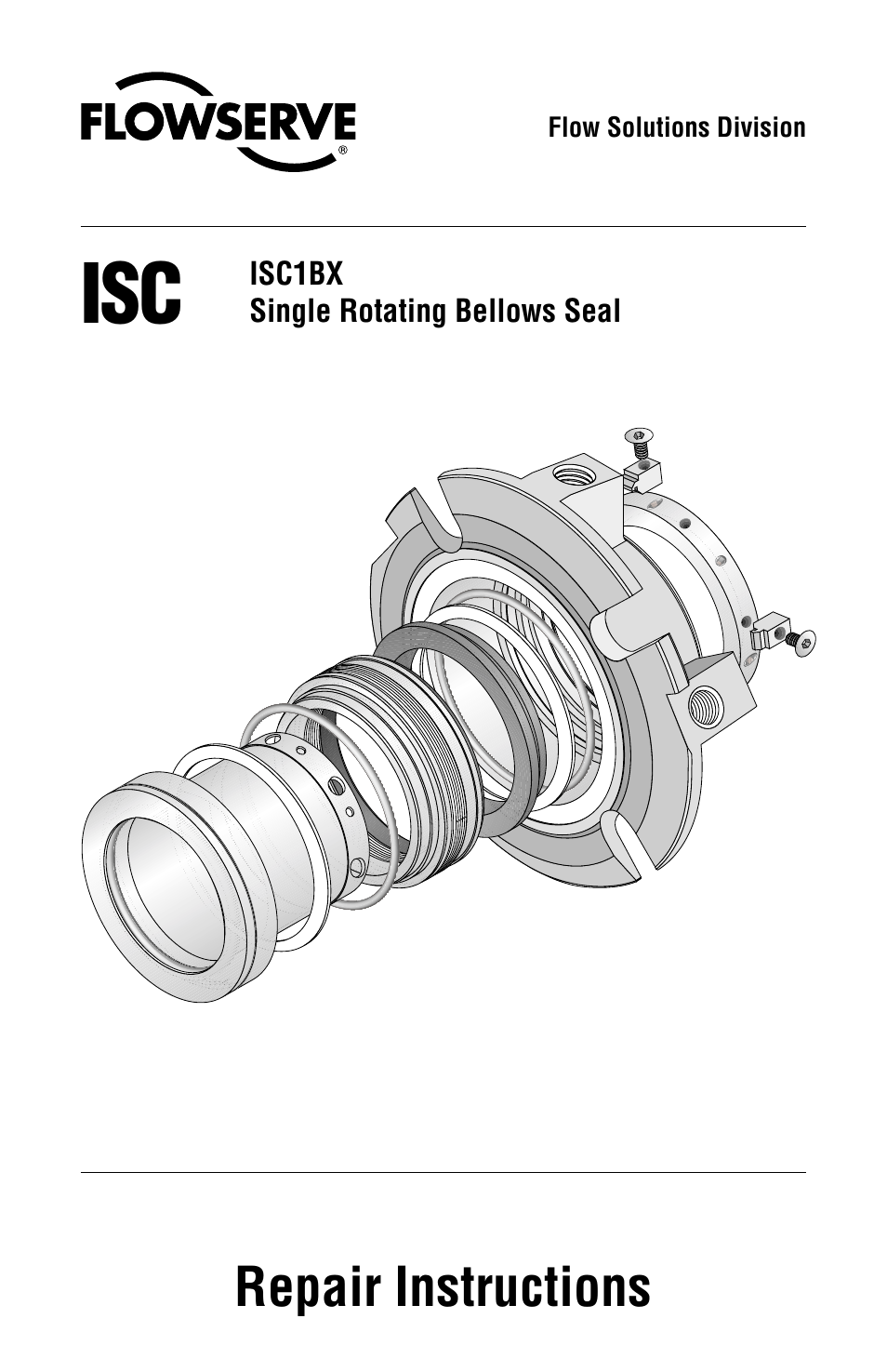 Flowserve ISC1BX User Manual | 8 pages