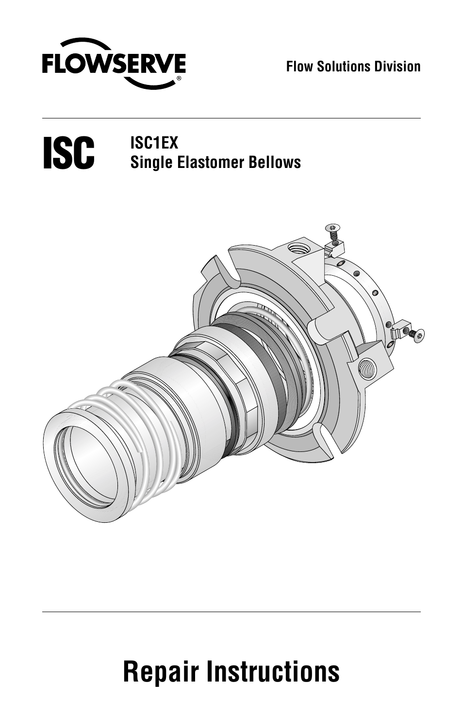 Flowserve ISC1EX User Manual | 8 pages