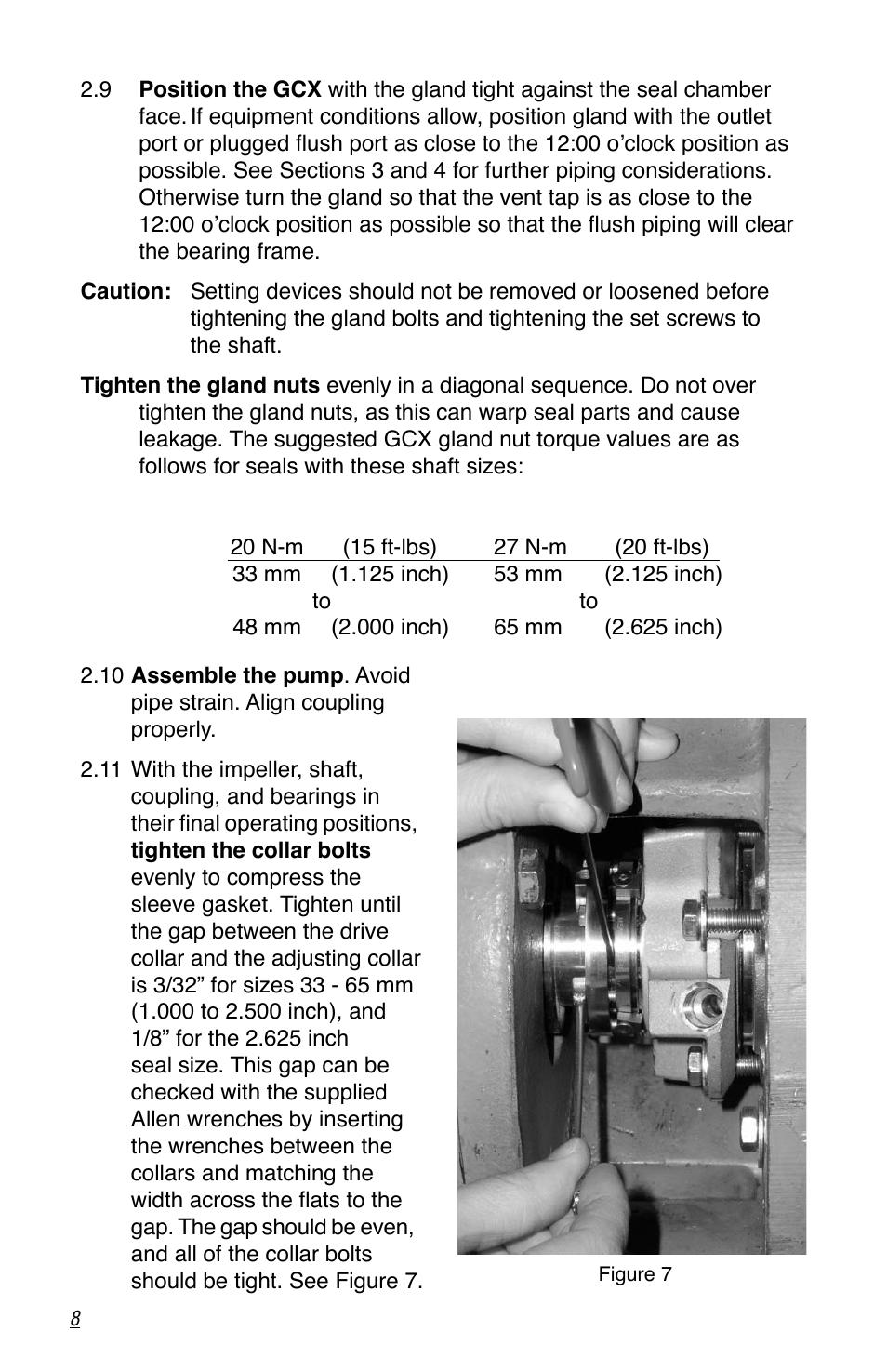 Flowserve GCX Series User Manual | Page 8 / 12