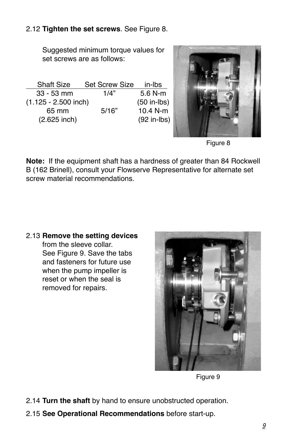 Flowserve GCX Series User Manual | Page 9 / 12