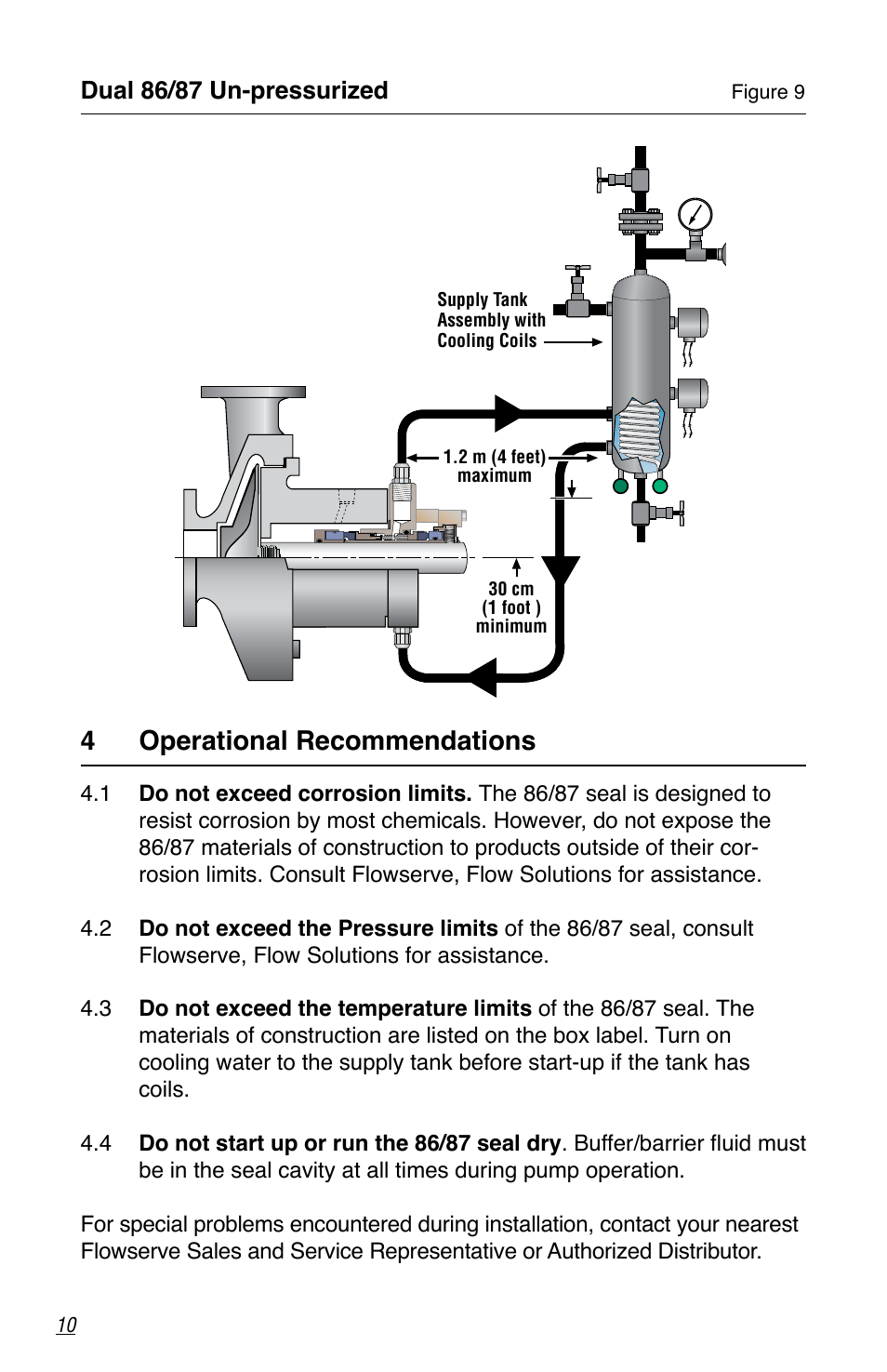 4 operational recommendations | Flowserve 80 Series Five Star Seal User Manual | Page 10 / 12
