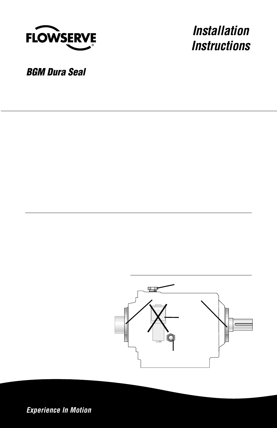 Flowserve BGM Dura Seal User Manual | 4 pages