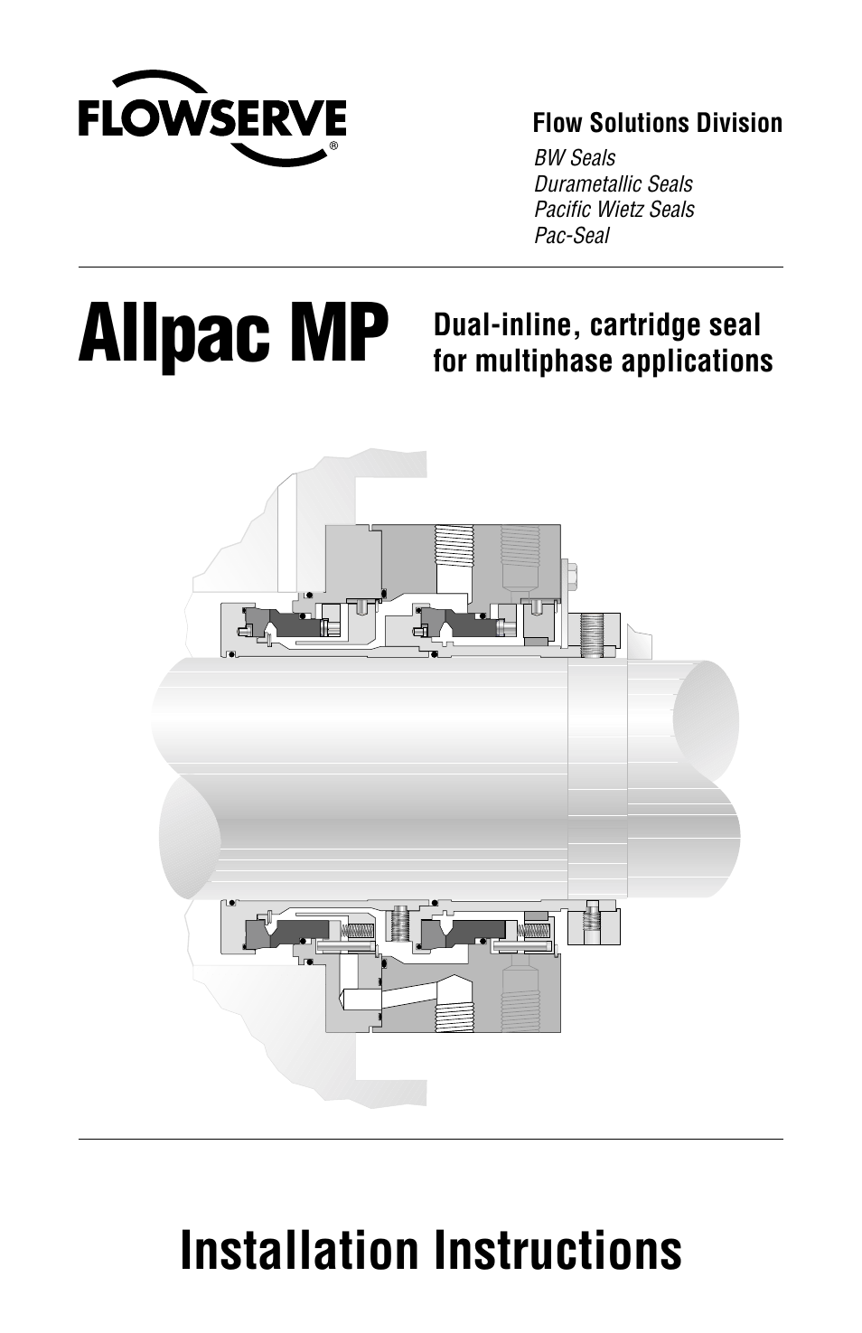 Flowserve Allpac MP User Manual | 4 pages