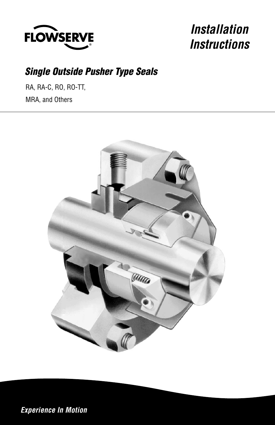 Flowserve Single Outside Seal User Manual | 8 pages