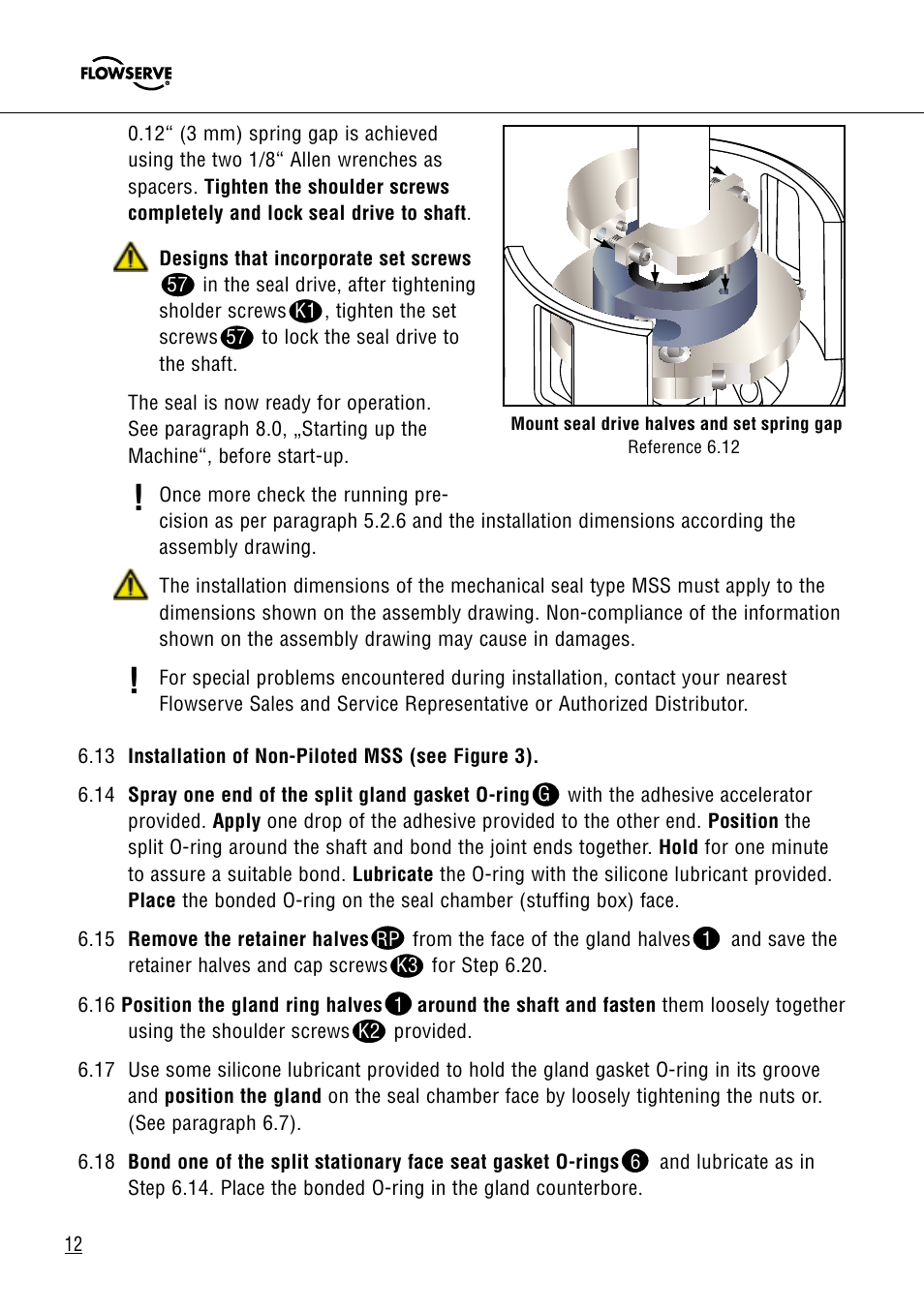 Flowserve MSS User Manual | Page 12 / 19