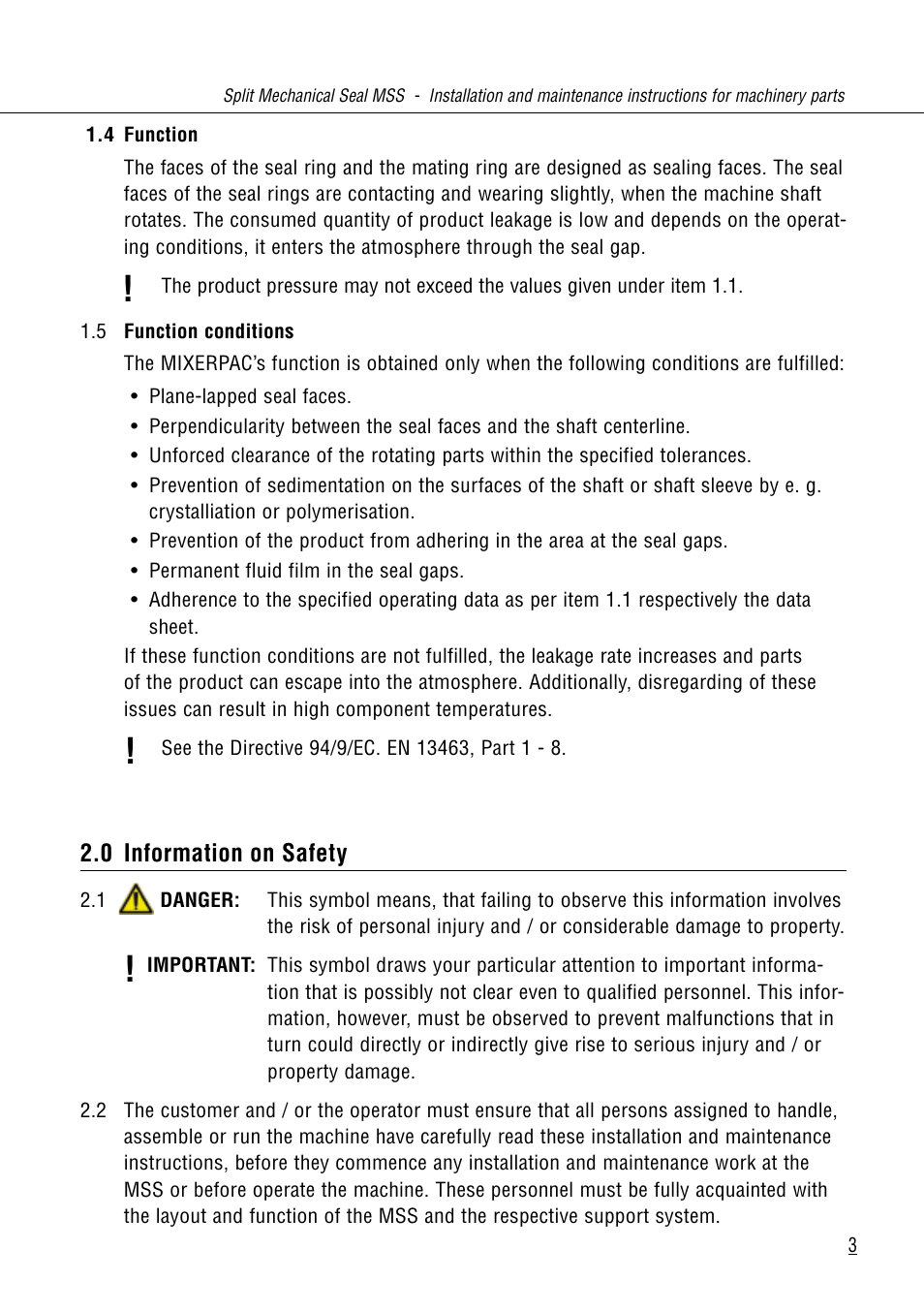 Flowserve MSS User Manual | Page 3 / 19