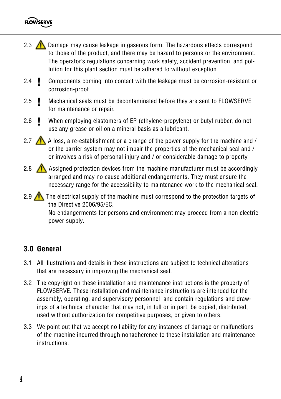 Flowserve MSS User Manual | Page 4 / 19