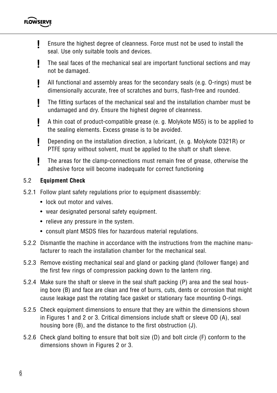 Flowserve MSS User Manual | Page 6 / 19