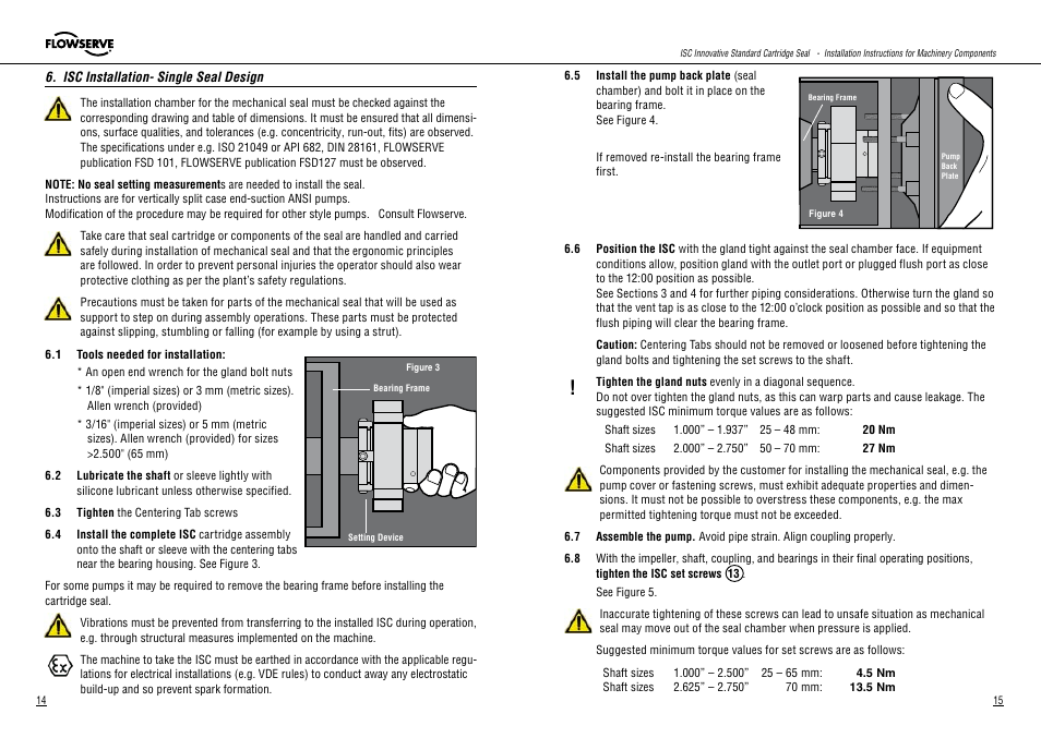 Flowserve ISC User Manual | Page 8 / 12