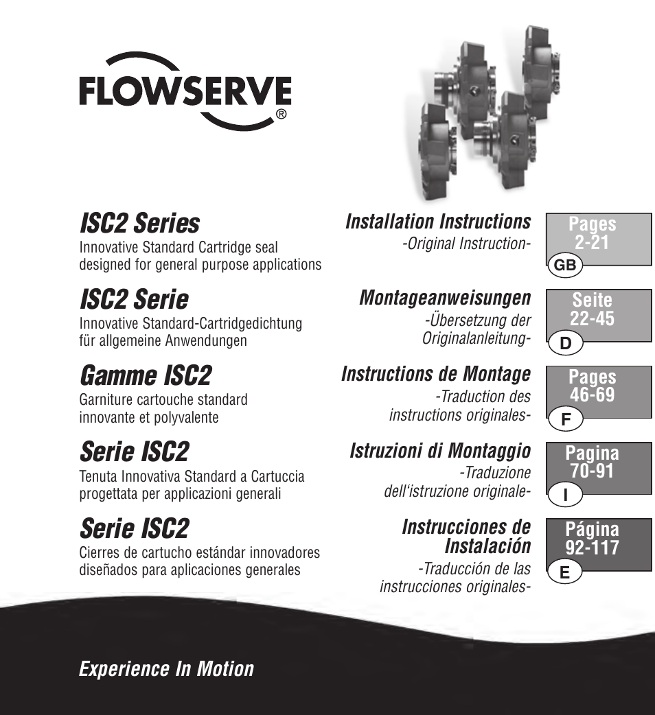 Flowserve ISC2 Series User Manual | 116 pages