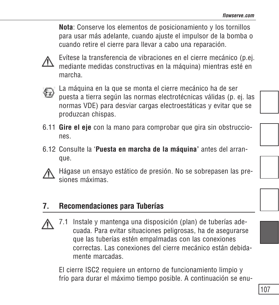 Flowserve ISC2 Series User Manual | Page 107 / 116