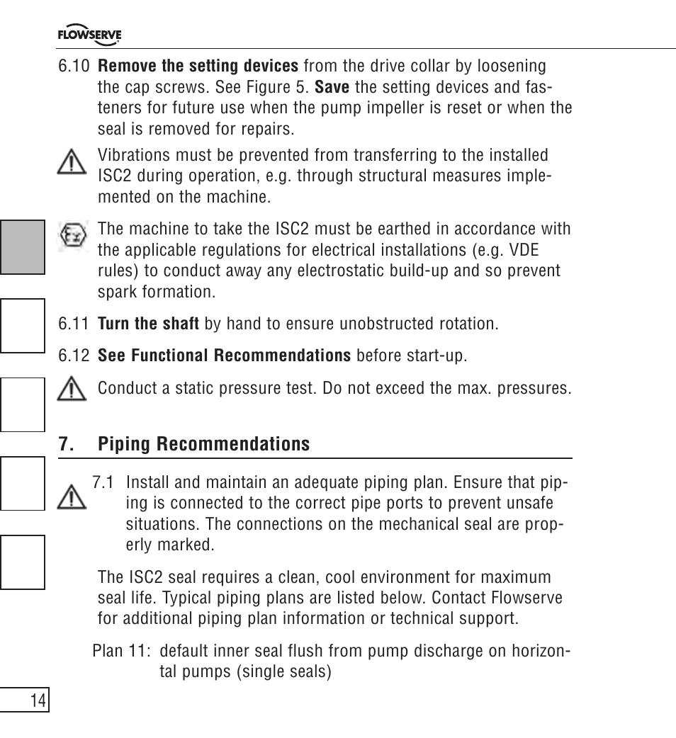 Flowserve ISC2 Series User Manual | Page 14 / 116