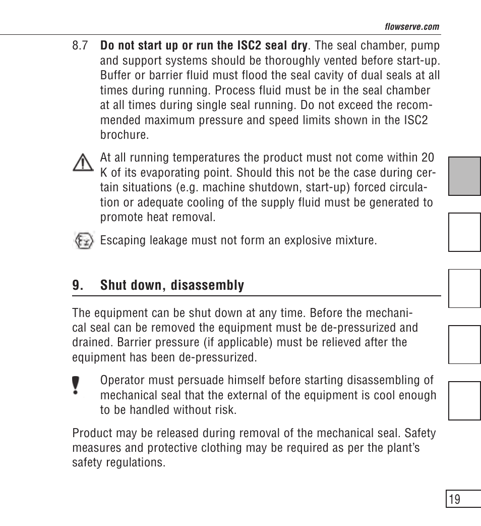 Flowserve ISC2 Series User Manual | Page 19 / 116