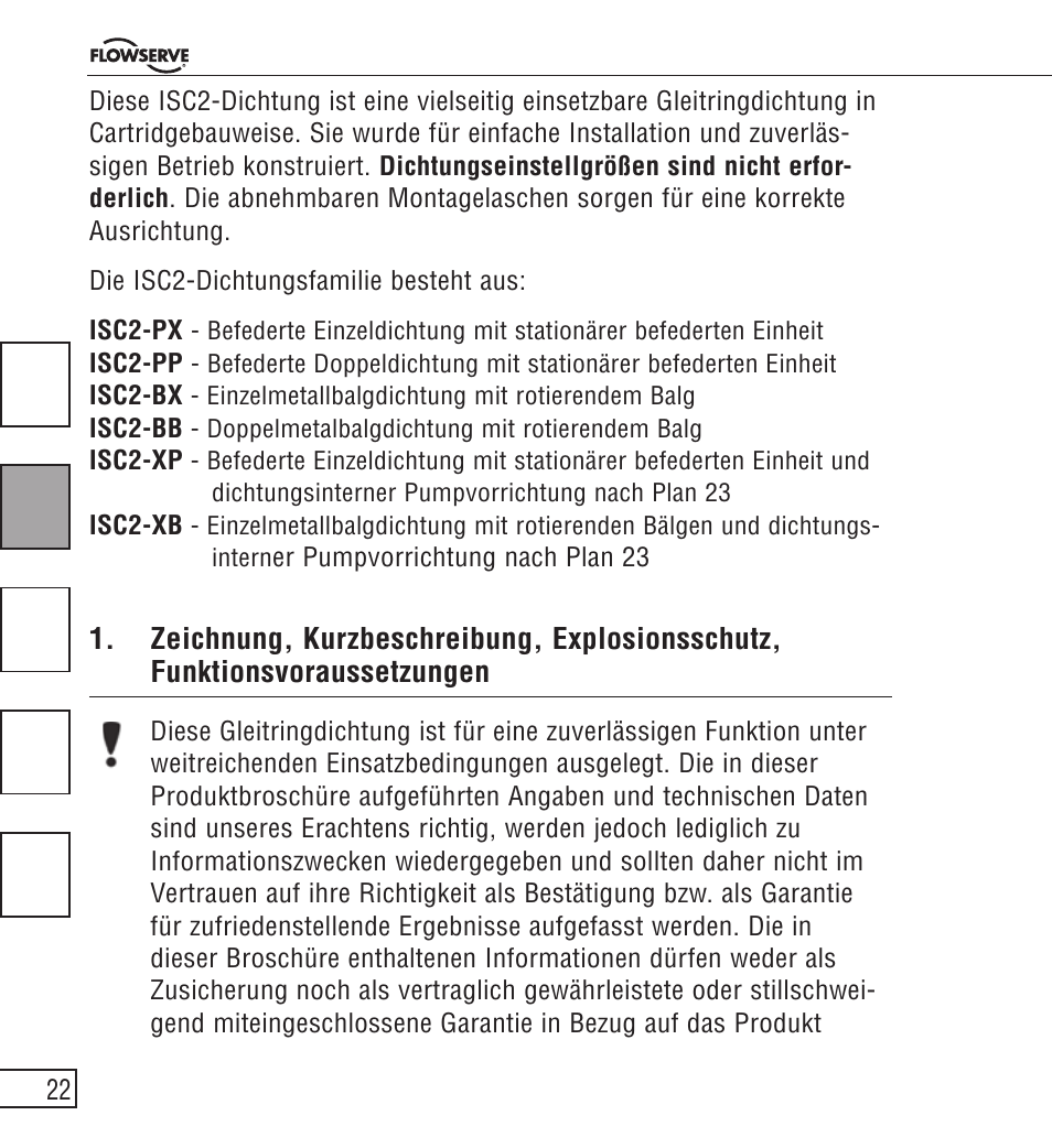 Flowserve ISC2 Series User Manual | Page 22 / 116