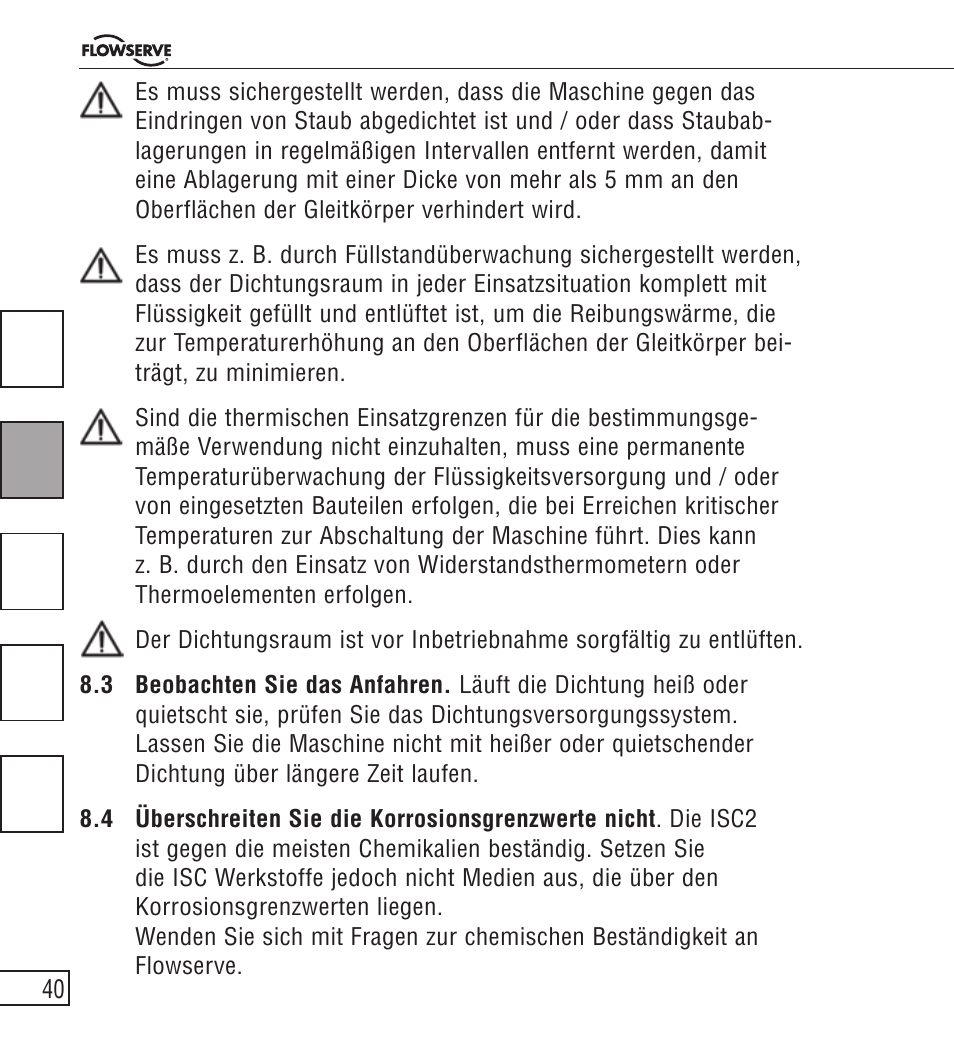 Flowserve ISC2 Series User Manual | Page 40 / 116