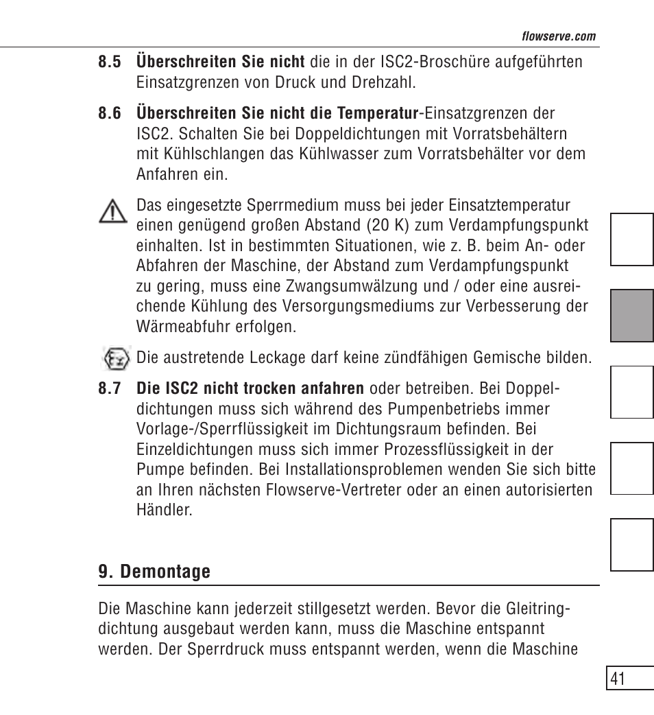 Flowserve ISC2 Series User Manual | Page 41 / 116