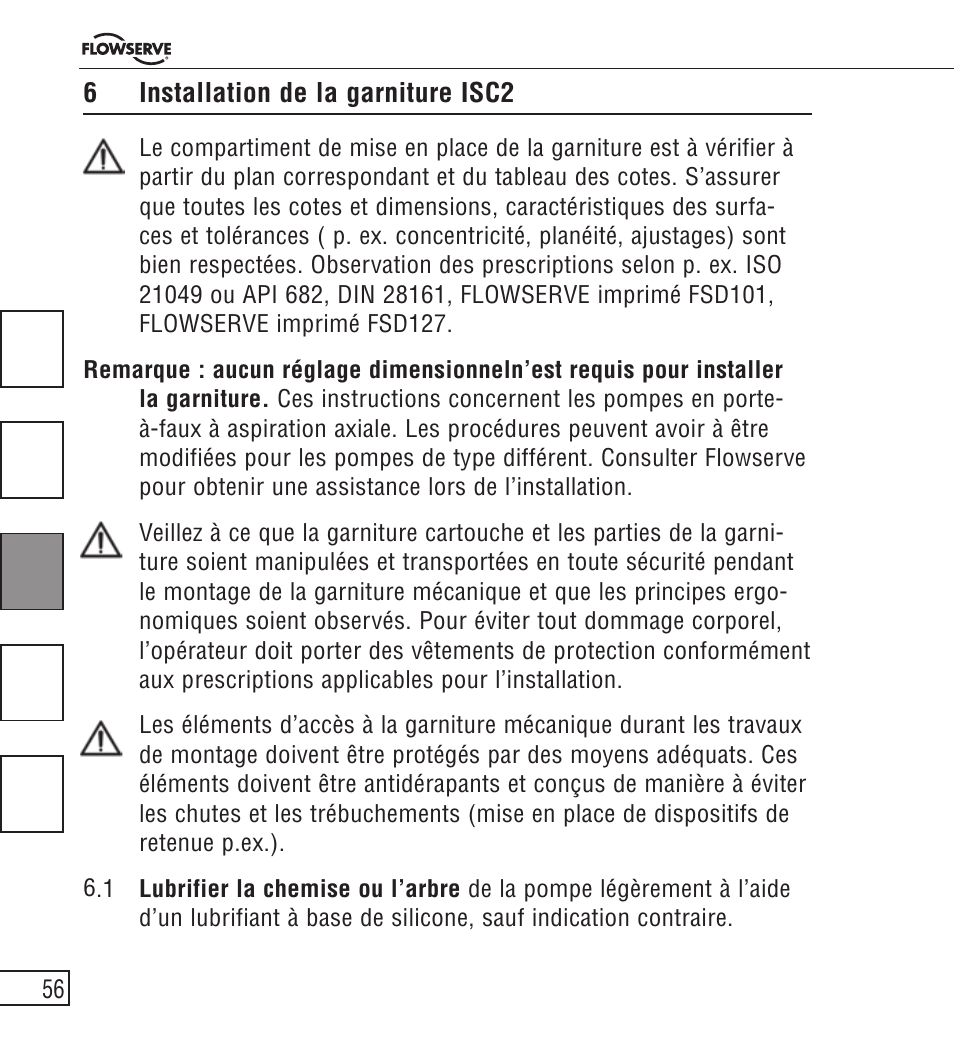 Flowserve ISC2 Series User Manual | Page 56 / 116