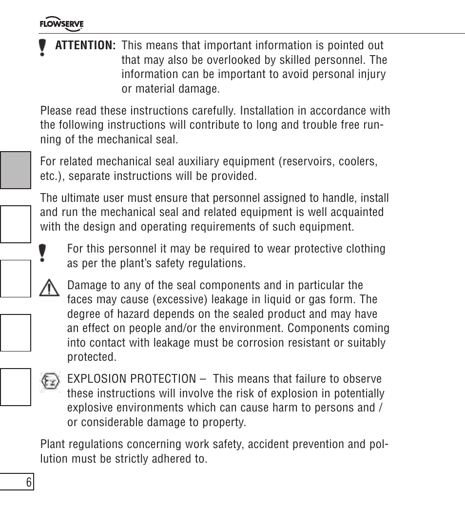 Flowserve ISC2 Series User Manual | Page 6 / 116