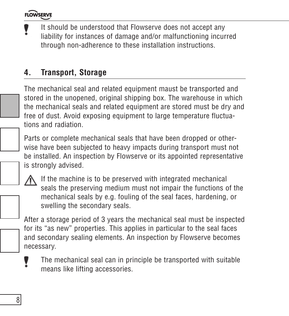 Flowserve ISC2 Series User Manual | Page 8 / 116