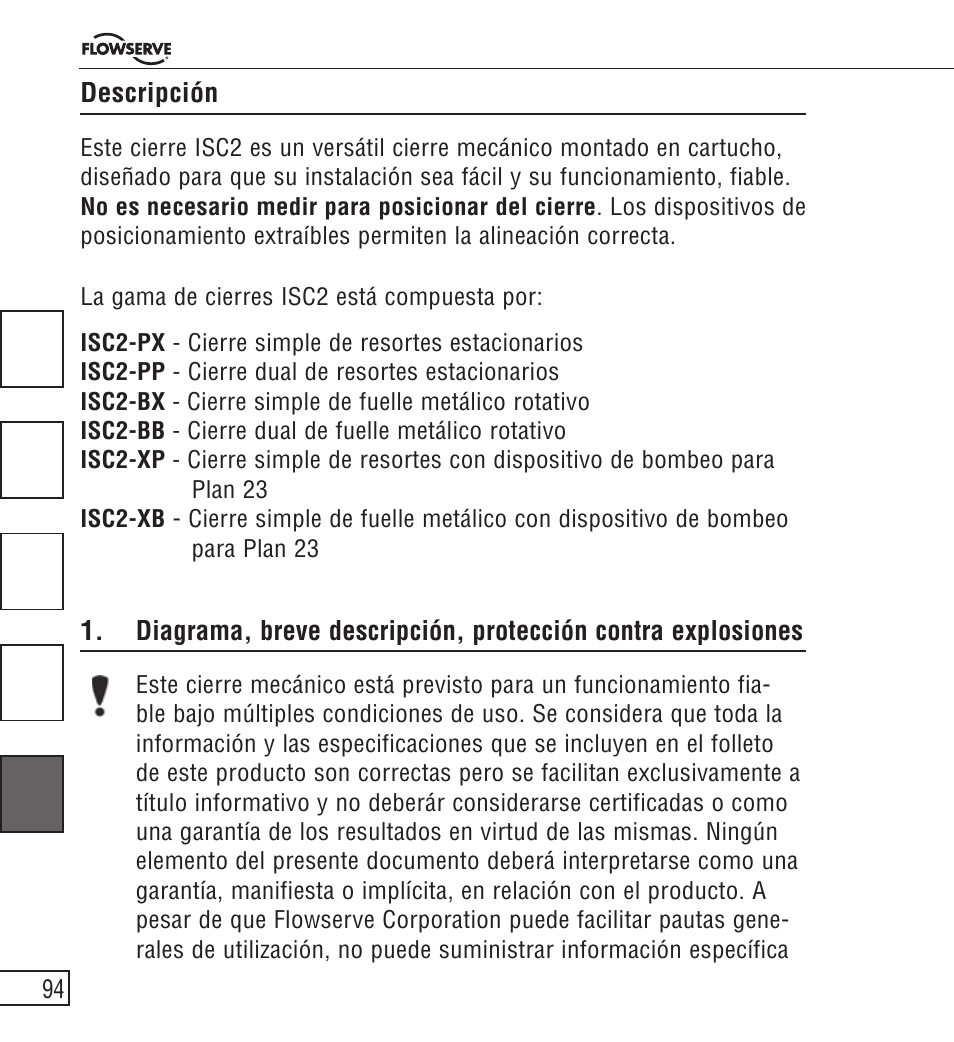 Flowserve ISC2 Series User Manual | Page 94 / 116