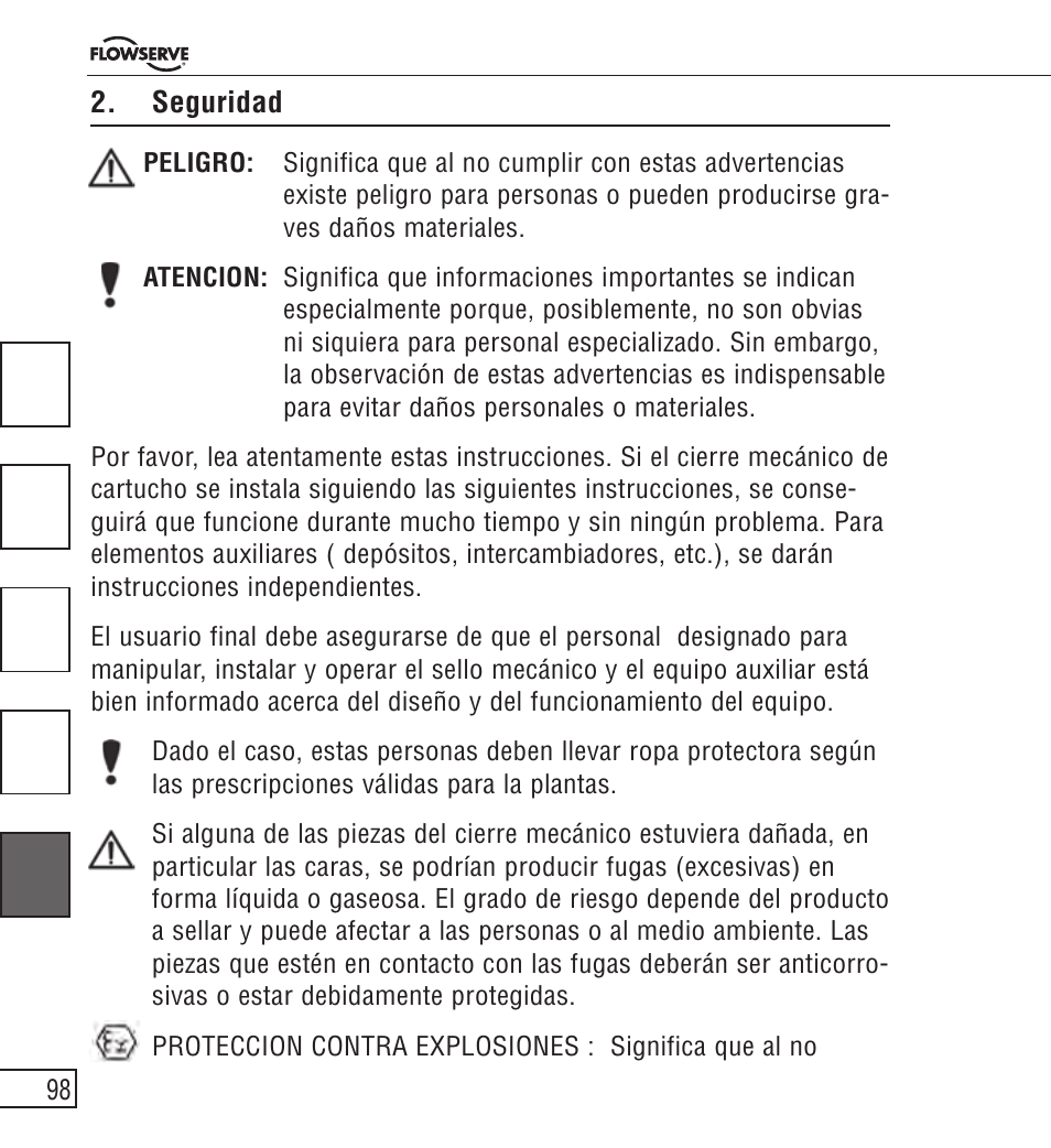 Flowserve ISC2 Series User Manual | Page 98 / 116