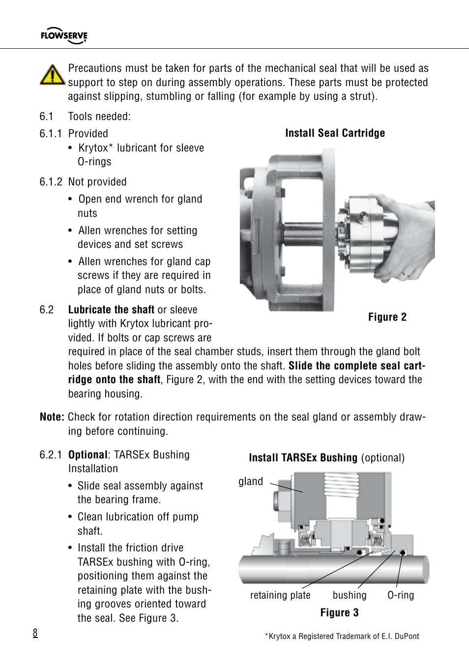 Flowserve Dual Gas Barrier Seals User Manual | Page 8 / 15