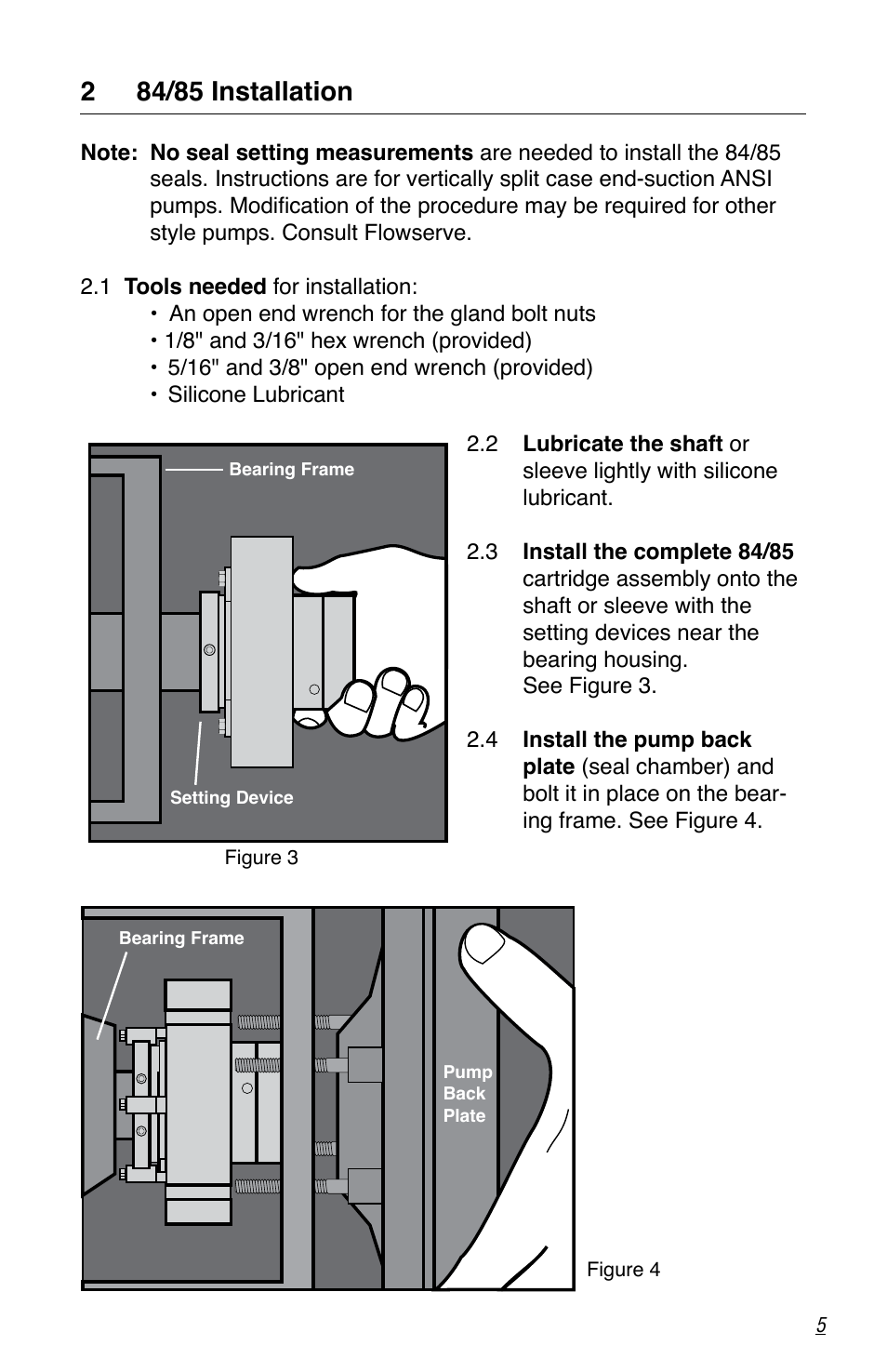 Flowserve 80 Series Five Star Seal User Manual | Page 5 / 8