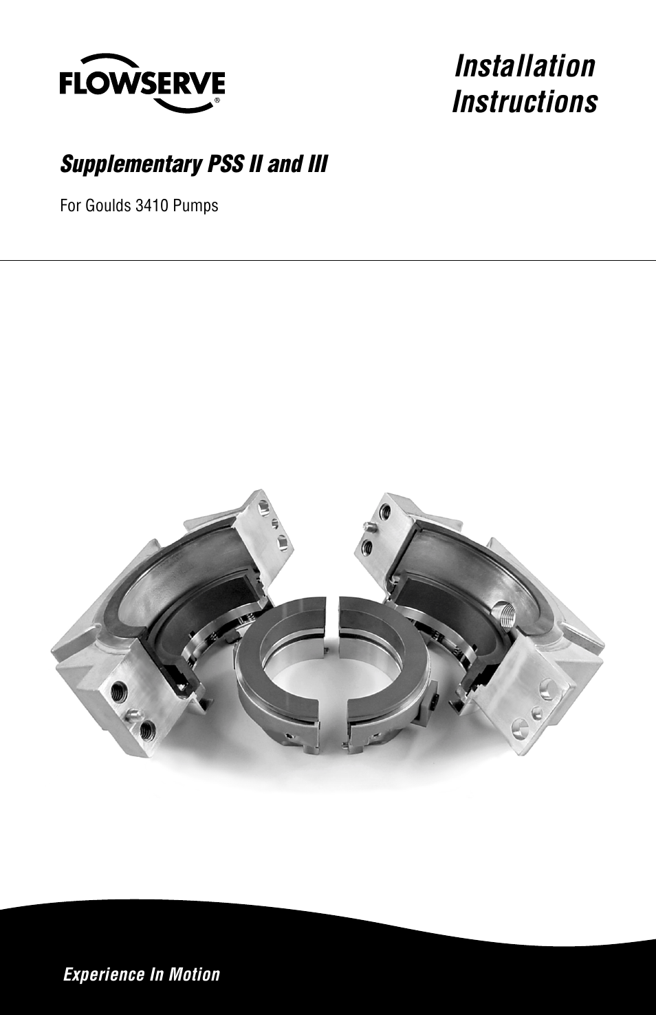 Flowserve PSS II Supplementary User Manual | 4 pages