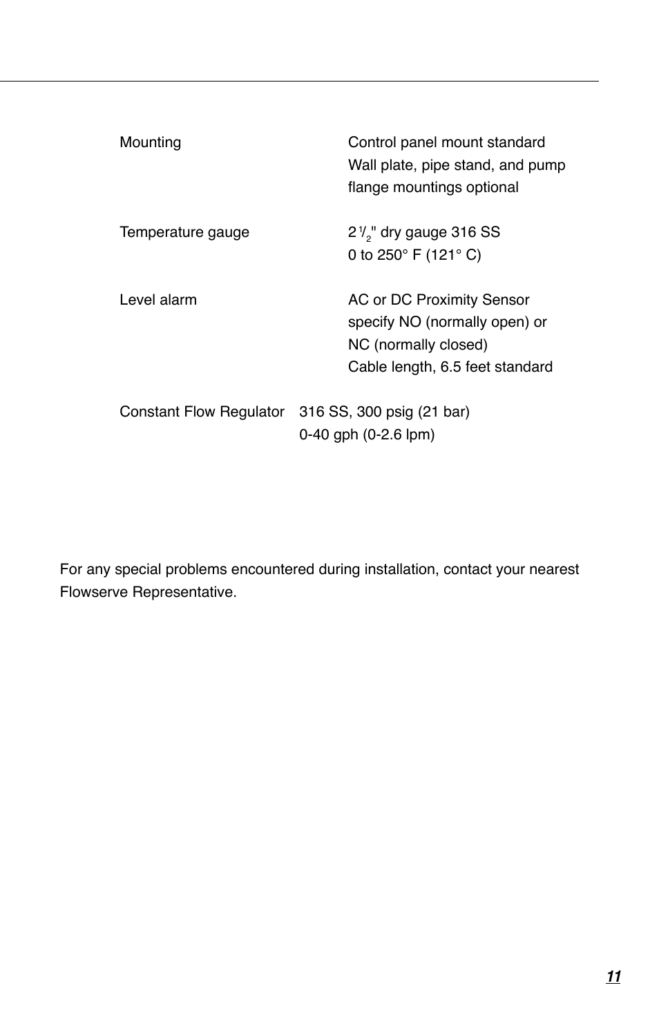 Flowserve Seal Gard User Manual | Page 11 / 12