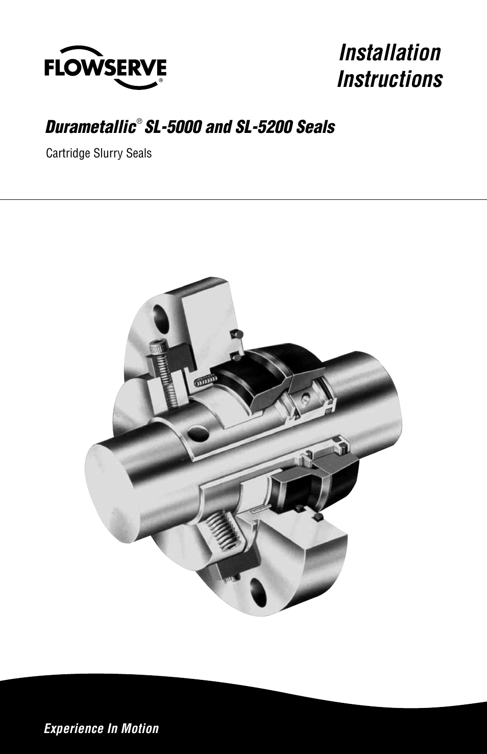 Flowserve SL-5000 Seals User Manual | 8 pages