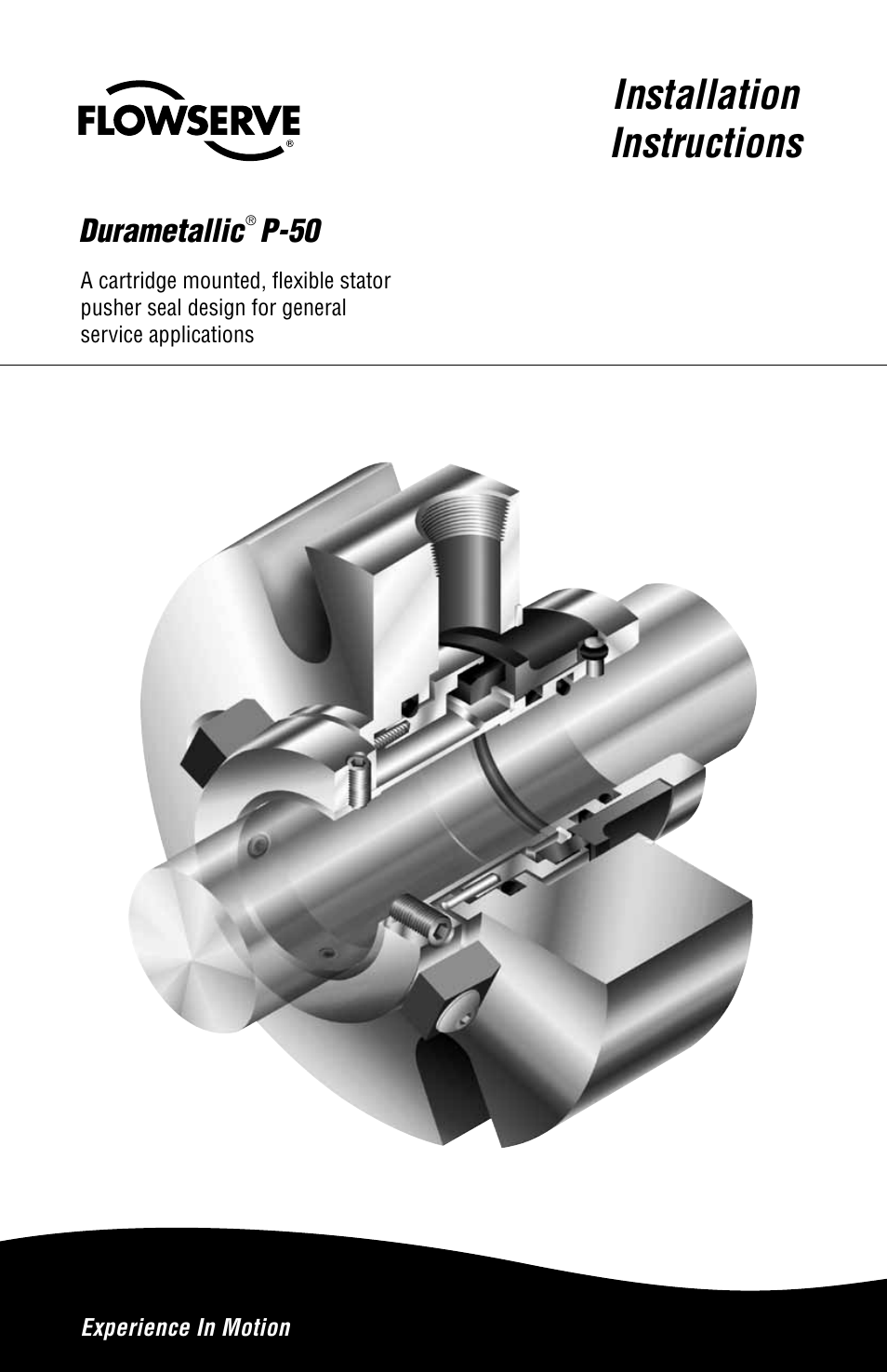 Flowserve P-50 Durametallic User Manual | 12 pages