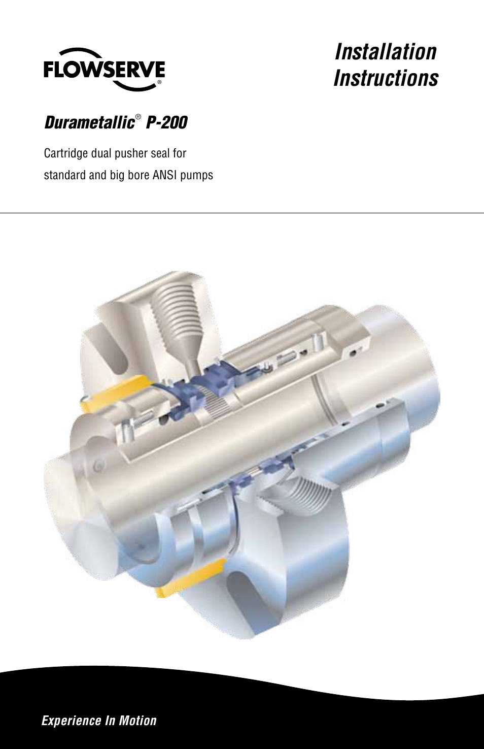 Flowserve P-200 Durametallic User Manual | 12 pages