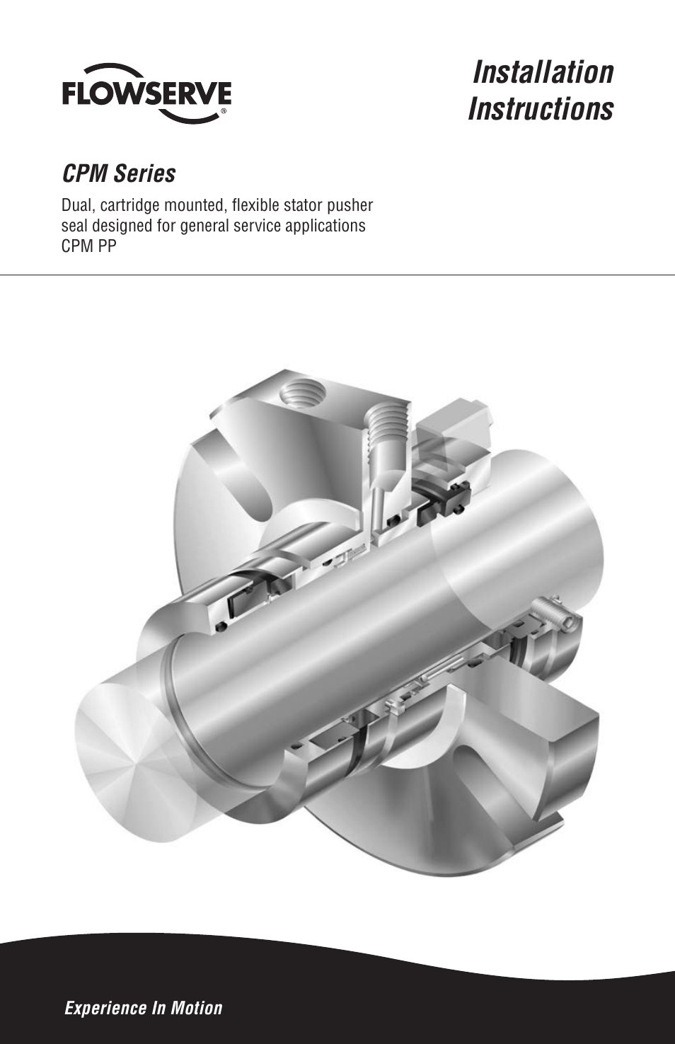 Flowserve CPM Series User Manual | 12 pages