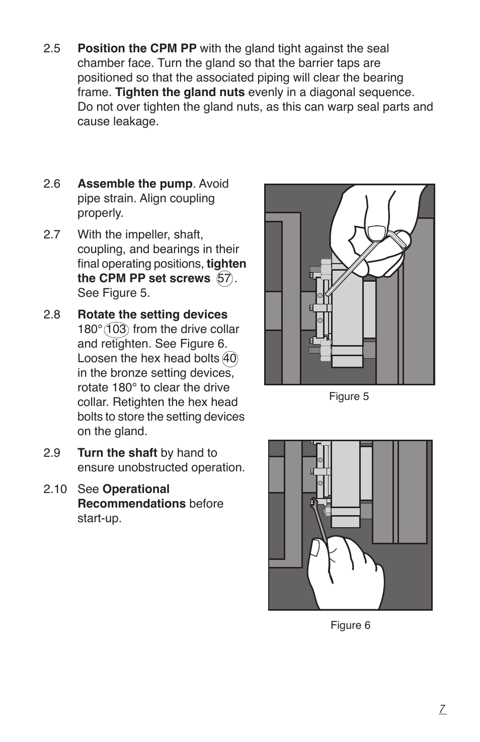 Flowserve CPM Series User Manual | Page 7 / 12