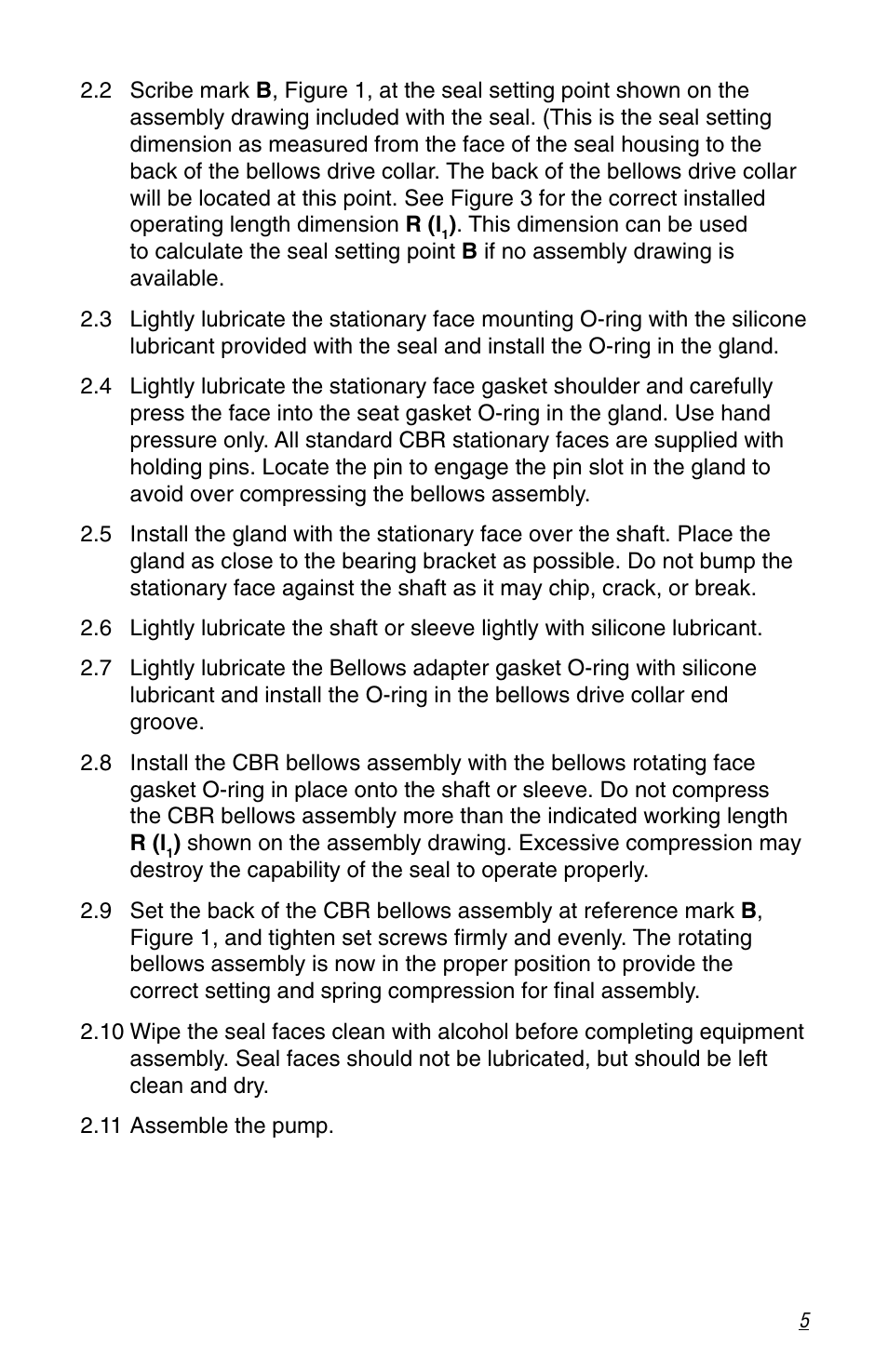 Flowserve CBR Series User Manual | Page 5 / 8